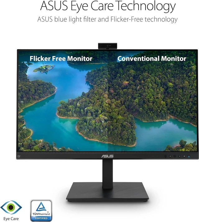 Alt view image 5 of 7 - BE279QSK 27" 1080P FHD Computer Monitor Webcam, HDMI, DisplayPort