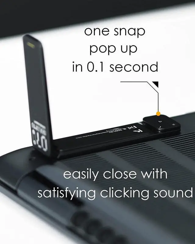 Alt view image 4 of 7 - G07 Pop Up Leg Stands Laptop Super Portable Cooling Laptop Stand Ergonomic Laptop Riser Lift for Desk for MacBook All Laptops Tablets 8-20 Black