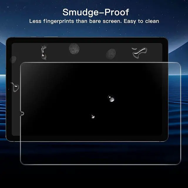 Alt view image 7 of 7 - Screen Protector for  Galaxy Tab S6 Lite (10.4 Inch 2024/2022/2020 Model) with Easy Installation Frame 9H Tempered Glass Film HD Clear 2-Pack