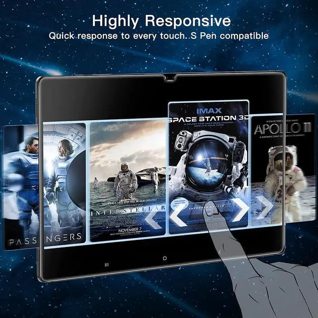 Alt view image 6 of 7 - Screen Protector for  Galaxy Tab S8 Ultra (14.6-Inch 2022 Model SM-X900/SM-X906) with Easy Installation Frame Tempered Glass Film HD Clear 2-Pack