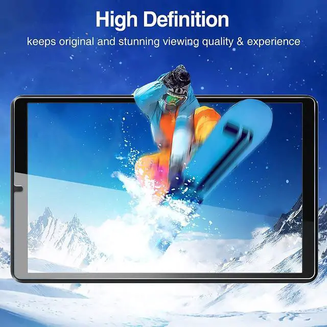 Alt view image 5 of 6 - [2 Pack] Screen Protector for  Tab M8 4th Gen/ M8 3rd Gen/ M8 HD 2nd Gen/ M8 FHD Tempered Glass Screen Film Guard for  Tab M8