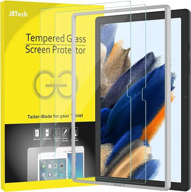 Main image of Screen Protector for  Galaxy Tab A8 (10.5-Inch 2021 Model SM-X200/X205/X207) 9H Anti-Scratch Tempered Glass Film HD Clear with Easy Installation Tool 2-Pack