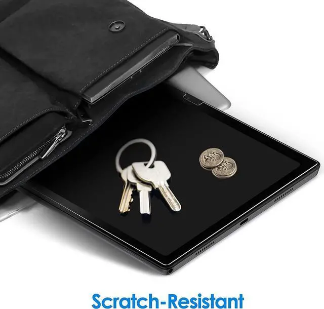 Alt view image 7 of 7 - Screen Protector for  Galaxy Tab A8 (10.5-Inch 2021 Model SM-X200/X205/X207) 9H Anti-Scratch Tempered Glass Film HD Clear with Easy Installation Tool 2-Pack