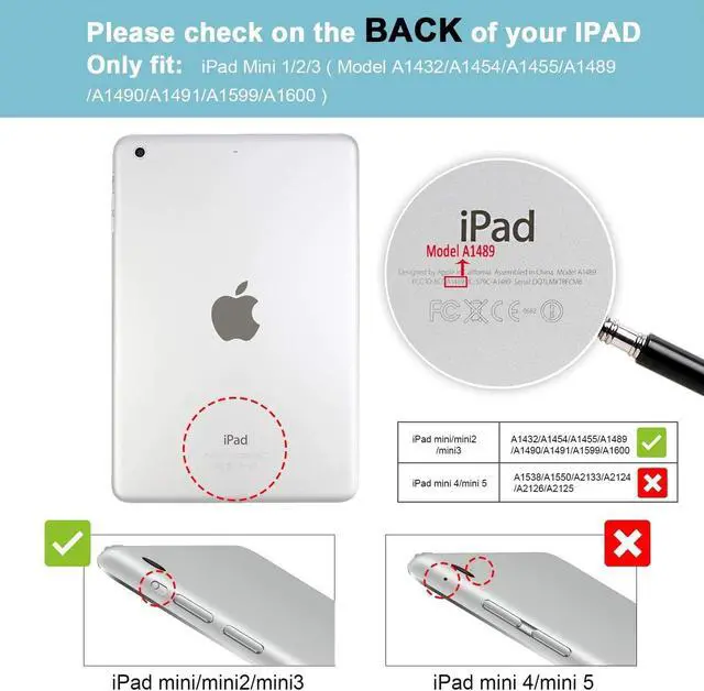 Alt view image 2 of 7 - iPad Mini 1 2 3 Screen Protectors Tempered Glass Screen Film Guard Screen Protector for 7.9  iPad Mini Mini 2 Mini 3-2 Pack