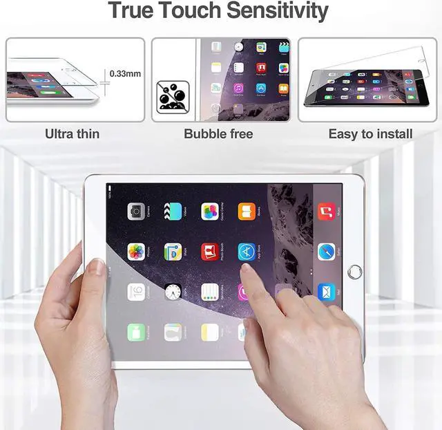 Alt view image 4 of 7 - iPad Mini 1 2 3 Screen Protectors Tempered Glass Screen Film Guard Screen Protector for 7.9  iPad Mini Mini 2 Mini 3-2 Pack