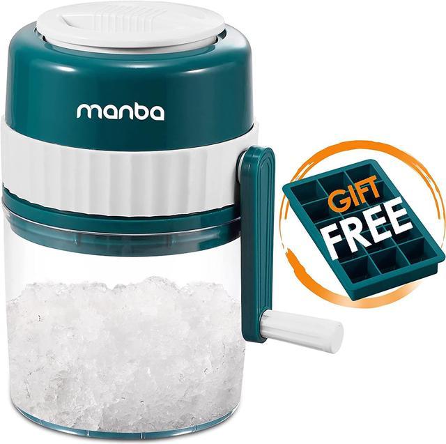 MANBA Ice Shaver and Snow Cone Machine - Premium Portable Ice