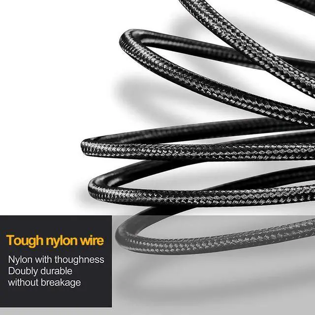 Alt view image 6 of 7 - Multi Charging Cable 2Pack Multi Charger Cable Short 1FT Braided Universal 3 in 1 Multiple USB Cable Charging Cord with Type-C Micro USB Port Connectors for Cell Phone Tablets and More