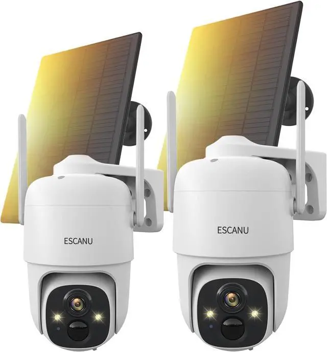 Main image of Wireless Solar Outdoor Security PTZ AI Motion Detection Audio WiFi Camera,Home Security,Spotlight Colorful Night Vision,360 View,IP65 Waterproof,PIR Alarm,Rechargeable Battery,2-Way Speak,SD /Cloud