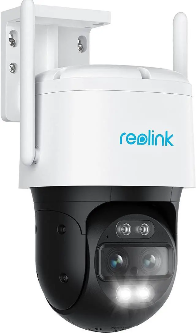 Main image of 4K Wired WiFi Outdoor Security Camera, 8MP Dual Lens, 360 PTZ Camera, Auto Tracking, 2.4/5GHz Wi-Fi Smart Person/Vehicle/Animal Detection, 6X Hybrid Zoom, Color Night Vision, TrackMix WiFi