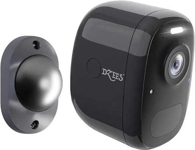 Main image of Dzees 4MP Outdoor Camera Wireless with Magnetic Mount Battery Powered Security Camera Outdoor for Home Security, 2.4Ghz WiFi/AI Motion Detection/2-Way Talk/4MP Color Night Vision/IP66/Cloud
