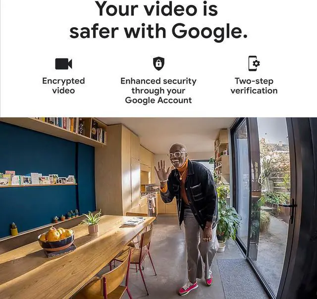 Alt view image 7 of 7 - Google Nest Security Cam (Wired) - 2nd Generation - Linen, 1080p, Motion Only