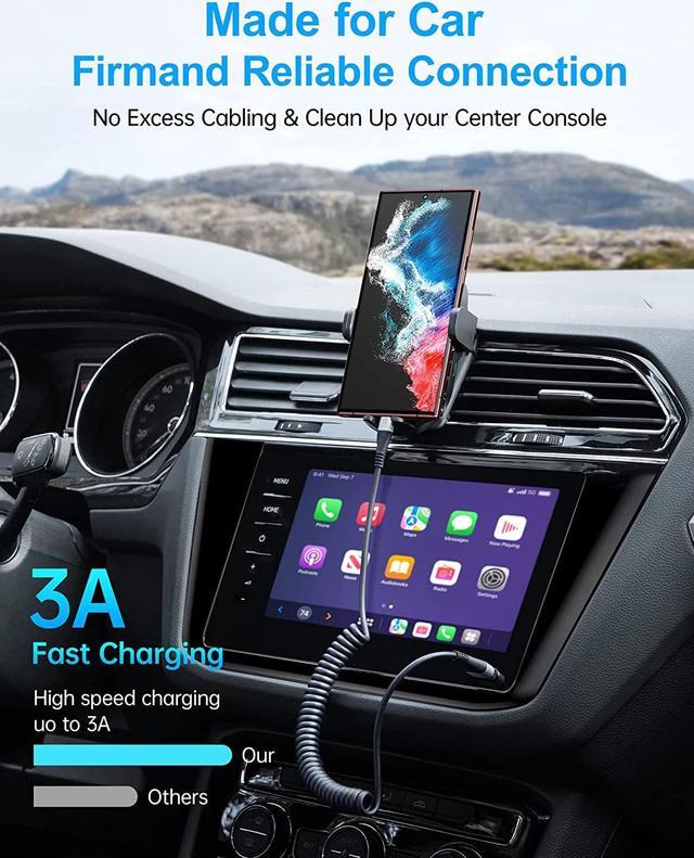 Alt view image 3 of 7 - USB C Cable Fast Charging, 2Pack 3ft Coiled USB A to Type C Charge Cord for Car, USB-C Charging Cable Compatible with Samsung Galaxy S20 S10 S9 S8 Plus Note 10 9 8 and Other USB C Devices
