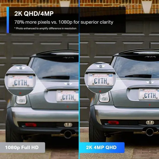 Alt view image 5 of 7 - Gadpiparty TP-Link Tapo 2K QHD Outdoor Wireless Security Camera System, Up to 180 Day Battery, Color Night Vision w/Starlight Sensor, Motion/Person/Pet/Vehicle Detection, Works w/Alexa &Google Home(T