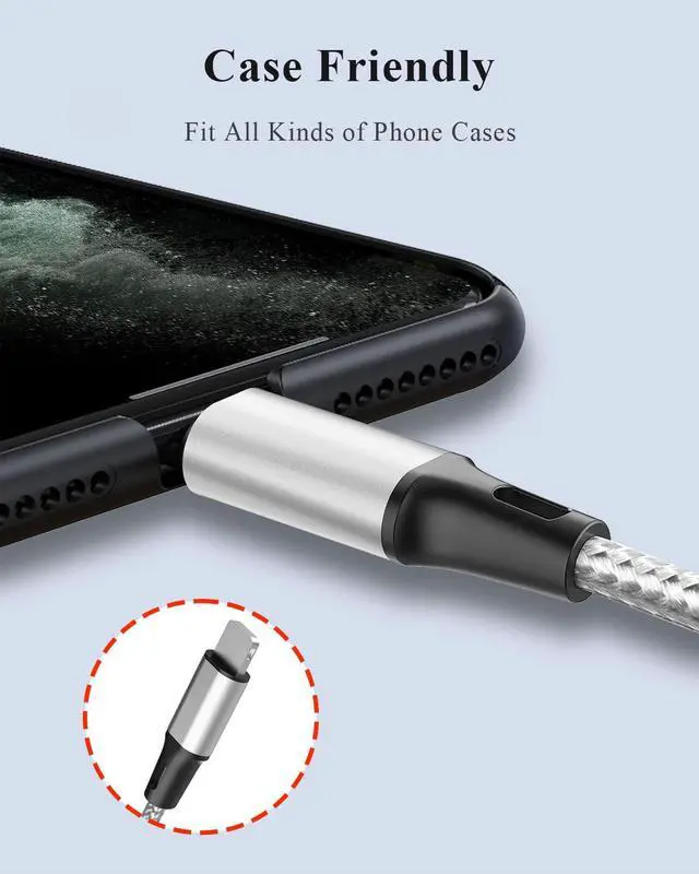 Alt view image 6 of 7 - Multi Charging Cable (3Pack 1FT) Short Multi USB Charger Cable Aluminum Braided 3 in 1 Universal Multiple Charging Cord with Type-C/Micro USB Connectors for Cell Phones Tablets (Charging Only)