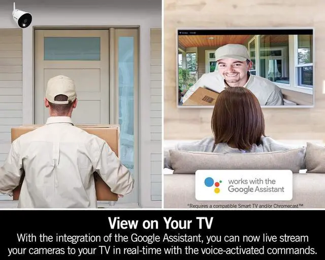 Alt view image 7 of 7 - Night Owl AC Powered 1080p HD Wi-Fi IP Indoor/Outdoor Camera with 100 ft. of Night Vision, 2-Way Audio, Built-in Spotlight, Wide Viewing Angle and Free Remote Viewing App, 2-Pack