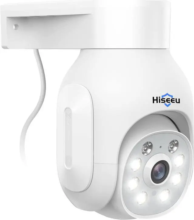 Main image of Hiseeu Wireless Security Camera Outdoor, 2.4G/5G 3MP WiFi Camera, Color Night Vision, Auto Tracking, Pan/Tilt, 360° View, Motion Detection, Two-Way Audio, IP66, Work with Alexa, No Monthly Fee