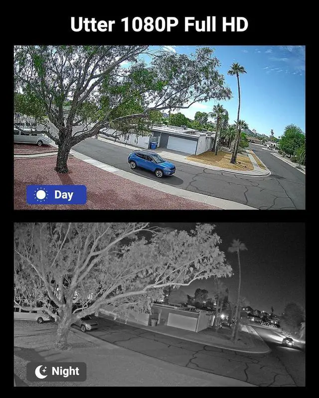 Alt view image 3 of 7 - 8CH H.265+ 3K Lite Surveillance Security Camera System with AI Human/Vehicle Detection, 4 x 1920TVL 2MP Wired CCTV IP66 Cameras for Indoor Outdoor Use, Remote Access, 1TB Hard Drive Included