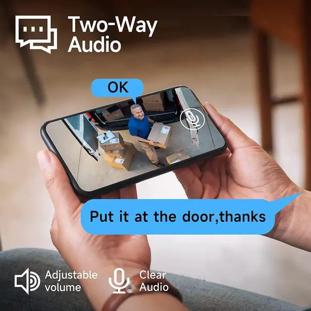 Alt view image 5 of 6 - Security Cameras Wireless Outdoor, 2K Battery Powered Camera for Home Security with IP65, SD/ Free Cloud Storage, No Monthly Fee, AI Motion Detection, Color Night Vision, 2-Way Audio (BW4-G-1Pack)