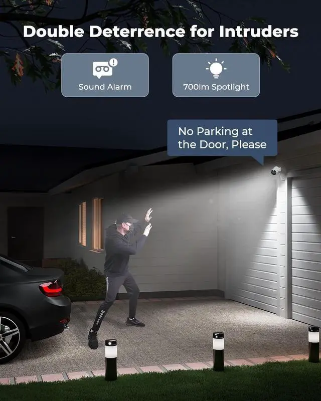 Alt view image 6 of 6 - REOLINK 12MP PoE IP Camera Outdoor, Bullet Surveillance Cameras for Home Security, Smart Human/Vehicle/Pet Detection, 700lm Color Night Vision, Two Way Talk, Up to 256GB microSD Card, RLC-1212A