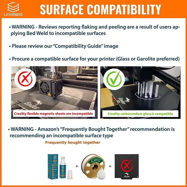 Alt view image 5 of 7 - 3D Printer Adhesive Glue Bed Weld Original Strong Grip Reduces Warping for ABS ASA PLA and PETG Filament on Compatible Build Plates 118ml 4 fl oz