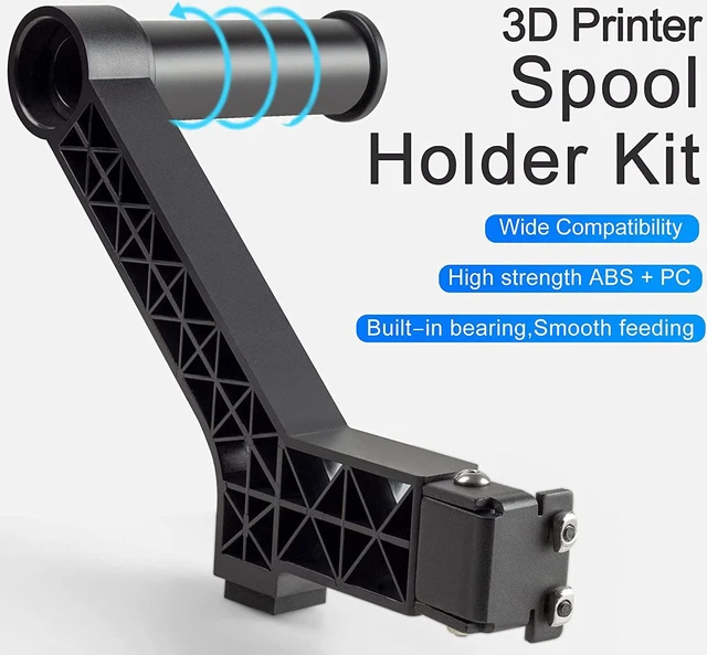 Alt view image 5 of 7 - CREALITY Ender 3 Rotatable Filament Spool Holder Upgrade Built-in Bearing 3D Printer Bracket for Ender 3,Ender 3 V2,Ender 3 Pro,CR10,Ender 5,Ender 5 Pro,Ender 3 Neo,Ender 3 V2 Neo 3D Printers