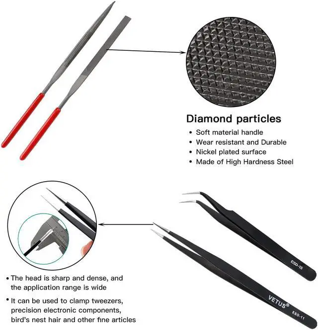 Alt view image 7 of 7 - BCZAMD 39Pcs 3D Printer Tools Kit Includes Resin Removal Cleaning Deburring Tool Sanding and Hotend Disassembly Multi-Purpose Tool, 3D Printer Accessories Kit for Trimming and Finishing