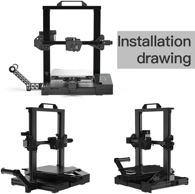 Alt view image 7 of 7 - Original Creality Upgrade Built-in Bearings Rotatable Filament Spool Holder Bracket for Ender 3, Ender 3 V2, Ender3 Pro, Ender 3 V2 Neo, Sidewinder X1, Ender 5 Pro/Plus, Vyper, Mega SE 3D Printer