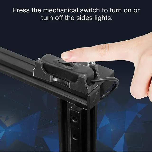 Alt view image 7 of 7 - UniTak3D Ender 3 3D Printer LED Light 24V 7.5W Dual Sides Embedded Light Bar Strip Upgrades for Ender 3 V2, Ender 3 Pro,Ender 3 S1,CR6SE, Voxlab Aquila-2020 Profile