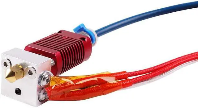 Alt view image 5 of 6 - Creality Upgrade Ender 3 Hotend, Assembled Extruder with Capricorn Bowden PTFE Tubing for Creality Ender 3 Pro/Ender 3 V2 with Silicone Cover×3, 0.4mm Ender 3 Nozzle×3 and 2 Pair Pneumatic Couplers