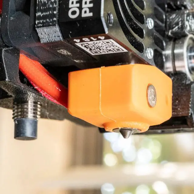 Alt view image 7 of 7 - Prusa Mini Mini+ Heat Block Orange Silicone Sock X by levendig | dsgn [3-Pack] - Insulate & Protect Your 3D Printer Hot End Nozzle | Custom Screw Holes | Prevent Damage
