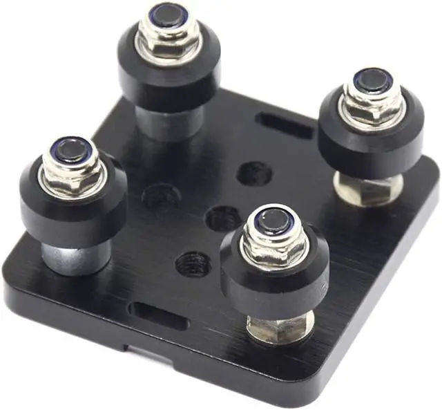 Alt view image 3 of 6 - Small V-Wheel with Plate for 2020 Aluminum Profile for CNC and 3D Printer