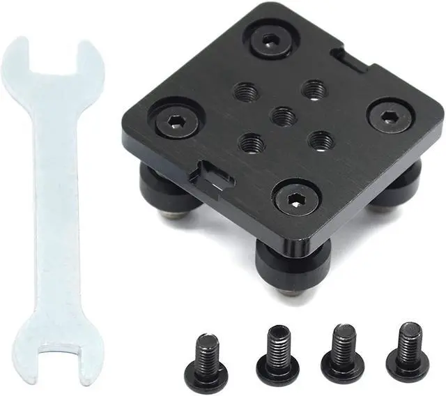 Alt view image 4 of 6 - Small V-Wheel with Plate for 2020 Aluminum Profile for CNC and 3D Printer