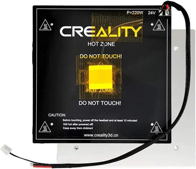 Main image of Official Ender 3 V2 Heated Bed 3D Printer Replacement Hot Bed 220W 24V with Cable Compatible for Creality Ender 3, Ender 3 Pro, Ender 3 V2, Ender 3 Neo, Ender 3 V2 Neo...