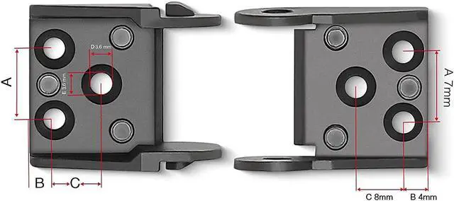 Alt view image 6 of 7 - 39.3 inch Carrier Drag Chain Cable Wire R18 10x11mm (Inn H x W) Plastic Black Open Type for CNC Router Mill and 3D Printer,Wire Carrier Cable with 1 Pair Connectors,1pc Screwdriver,9 Screws