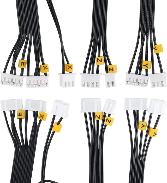 Alt view image 5 of 6 - FYSETC 3D Printer Parts Ender 3 Stepper Motor Cable X Y Z Axis Stepper Motor and Limited Switch Endstop Cable for Ender 3/ Ender 3 Pro/Ender 3X-3Pcs