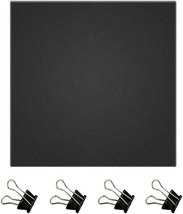 Main image of Platform Heated Bed 220x220x4mm Build Surface Glass Upgraded Build Plate with 4pcs Clips for 3D Printer (220x220mm)