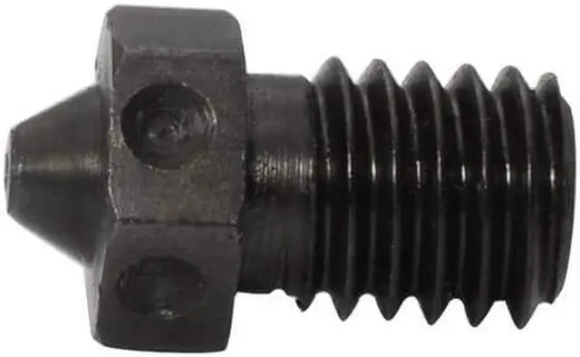 Alt view image 3 of 4 - 4pcs Hardened Steel Nozzles V6 Nozzle 0.4mm for 1.75mm V6 Hotend Prusa i3 MK3 MK3S Anycubic Mega 3D Printer Printing PEI PEEK or Carbon Fiber Filament use(4x0.4mm)