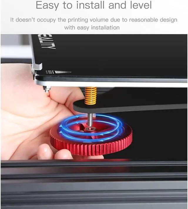 Alt view image 4 of 7 - Original Metal Hand Twist Leveling Nuts + Heatbed Silicone Leveling Column Mount Buffers Springs for Ender 3 V2 / Pro, CR-10S Pro CR10 V2 / Mini, Ender 5 Plus 3D Printer (Bed Nuts)