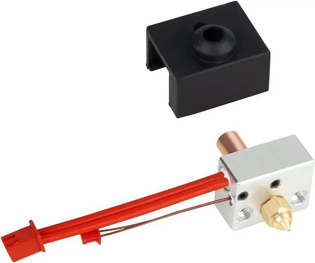 Alt view image 7 of 7 - Ender 3 S1 Sprite Extruder Hotend Heater Block Replacement Titanium Heatbreak High Temperature 300 Plated Copper Nozzle for Ender 3 S1 Plus, Ender 3 S1 Pro,CR-10 Smart Pro 3D Printers(Without Screws