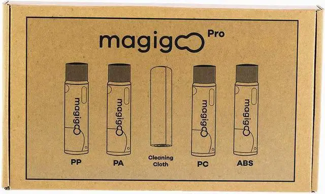 Alt view image 4 of 4 - Magigoo - MKit2018 3D Printer Adhesive Pro Kit w/Cleaning Cloth for Nylon, PP, PC, ABS, PLA - Works on Flex Plates, Glass, PEI, Buildtak, Kapton & More - Easy Apply, Release, and Clean (4-Pack, 50mL)
