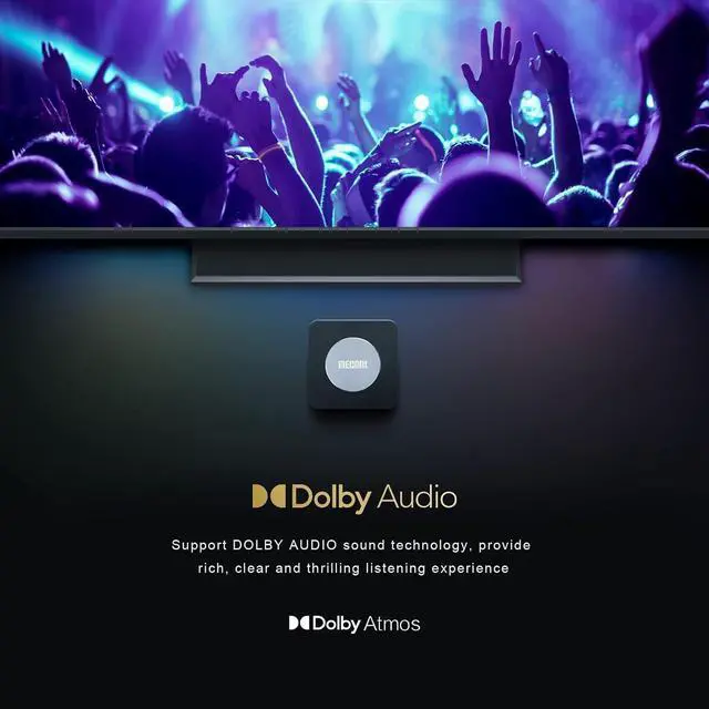 Alt view image 6 of 7 - Android 11.0 TV Box, MECOOL KM2 Plus 2GB 16GB Smart TV Box with Netflix Certified, Google Assistant Dolby Atmos, TV Box 4K Support AV1, 2.4G/5G, Ethernet, WiFi 5, BT 5.0 with Amlogic S905X4 (Black)