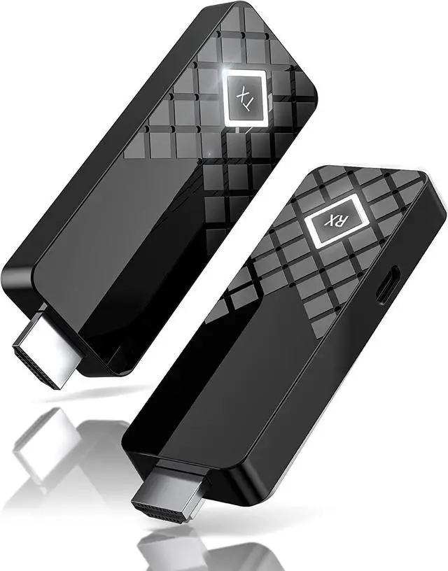 Main image of Wireless HDMI Transmitter and Receiver 4K Decode, 5G/1080P Portable Wireless Display Extender, 165FT Range, Truly PlugPlay for Casting Video from Laptop/TV Box to TV/Projector/Monitor, NO Splitter
