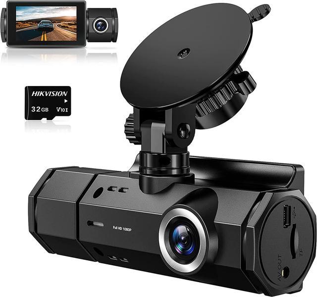 CAMPARK 4K Dash Cam 3 Channel 1440P+1080P+1080P Car Camera Driving Recorder  with IR Night Vision, Capacitor, Parking Mode, G-Sensor, Support 256GB 