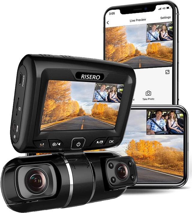 4g 3 lens car dash camera