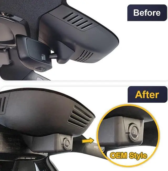 Alt view image 4 of 7 - Fitcamx 4K Dash Cam Suitable for Volvo XC40 & XC40 Recharge B4 B5 T4 T5 P8 (Model B), Integrated OEM Look, Ultra HD 2160P Video, Loop Recording, Built-in WiFi & APP, G-Sensor, Plug&Play, 64GB Card