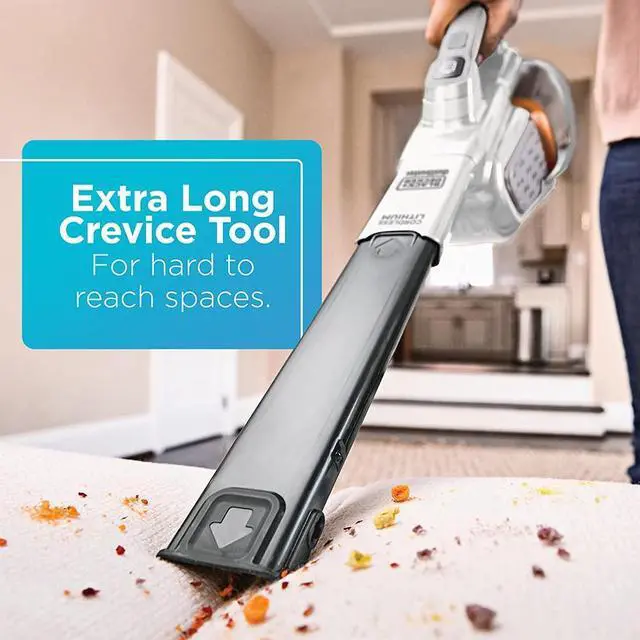 Alt view image 3 of 7 - BLACK+DECKER Dustbuster Handheld Vacuum, Cordless, AdvancedClean+, White (HHVK320J10)