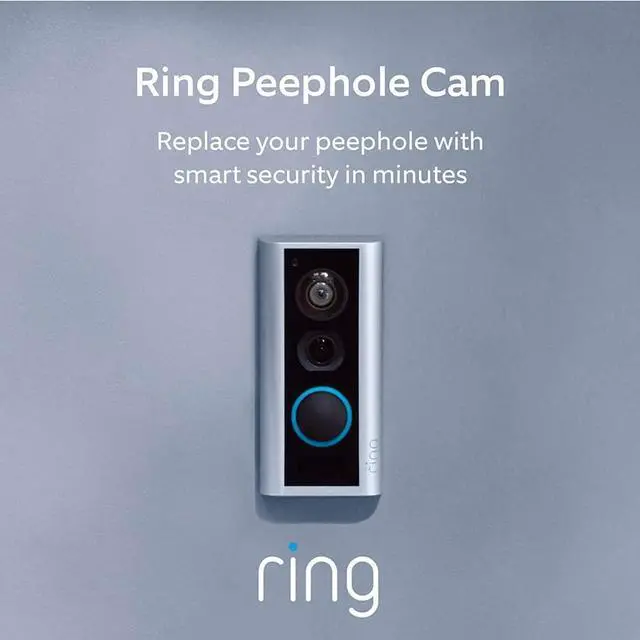 Main image of Ring Peephole Cam - Smart video doorbell, HD video, 2-way talk, easy installation
