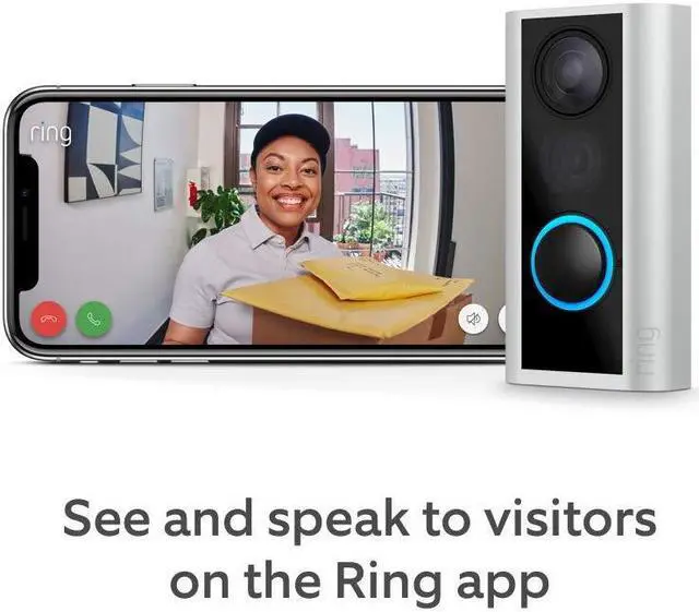 Alt view image 3 of 6 - Ring Peephole Cam - Smart video doorbell, HD video, 2-way talk, easy installation