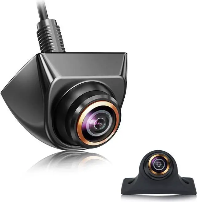 Main image of HD Backup/Front/Side View Camera, GreenYi AHD 720P Reverse Rear Cam for Car, SUV, RV, Trailer, Camper, Van, Pickup, Adjustable Fisheye Lens, 170 Degrees Viewing Angle(Black)