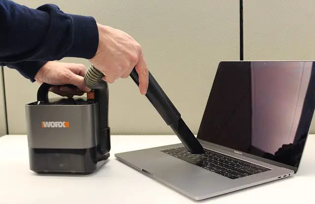 Alt view image 6 of 7 - WORX Cordless Cube Vac Compact Vacuum, 20V, Tool Only, WX030L.9 | without battery & charger; PowerShare; compact on-the-go cleaning; holds 6oz of dry debris; 2-speeds